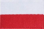 Flaga Polski - plakietka 