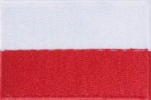 Flaga Polski - plakietka 