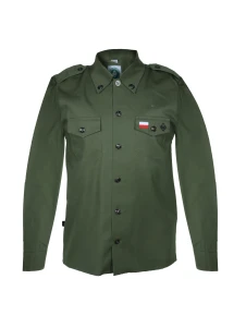 Bluza zielona ZHP, koszula mundurowa męska