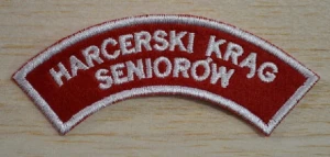 Plakietka Harcerski Krąg Seniorów
