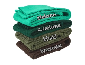 Getry harcerskie bez pasków, różne kolory