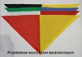 Przykładowe chusty dwukolorowe