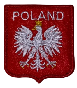 Plakietka godło Polski na rzep