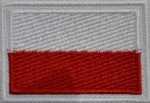 Flaga Polski - plakietka większa