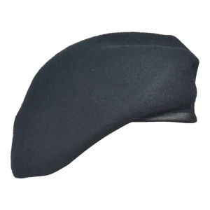Beret tłoczony granatowy