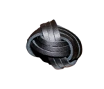 Pierścień cięty czarny 