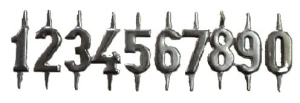 Numery metalowe na pagony