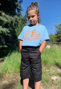 Bojówki krótkie junior czarne